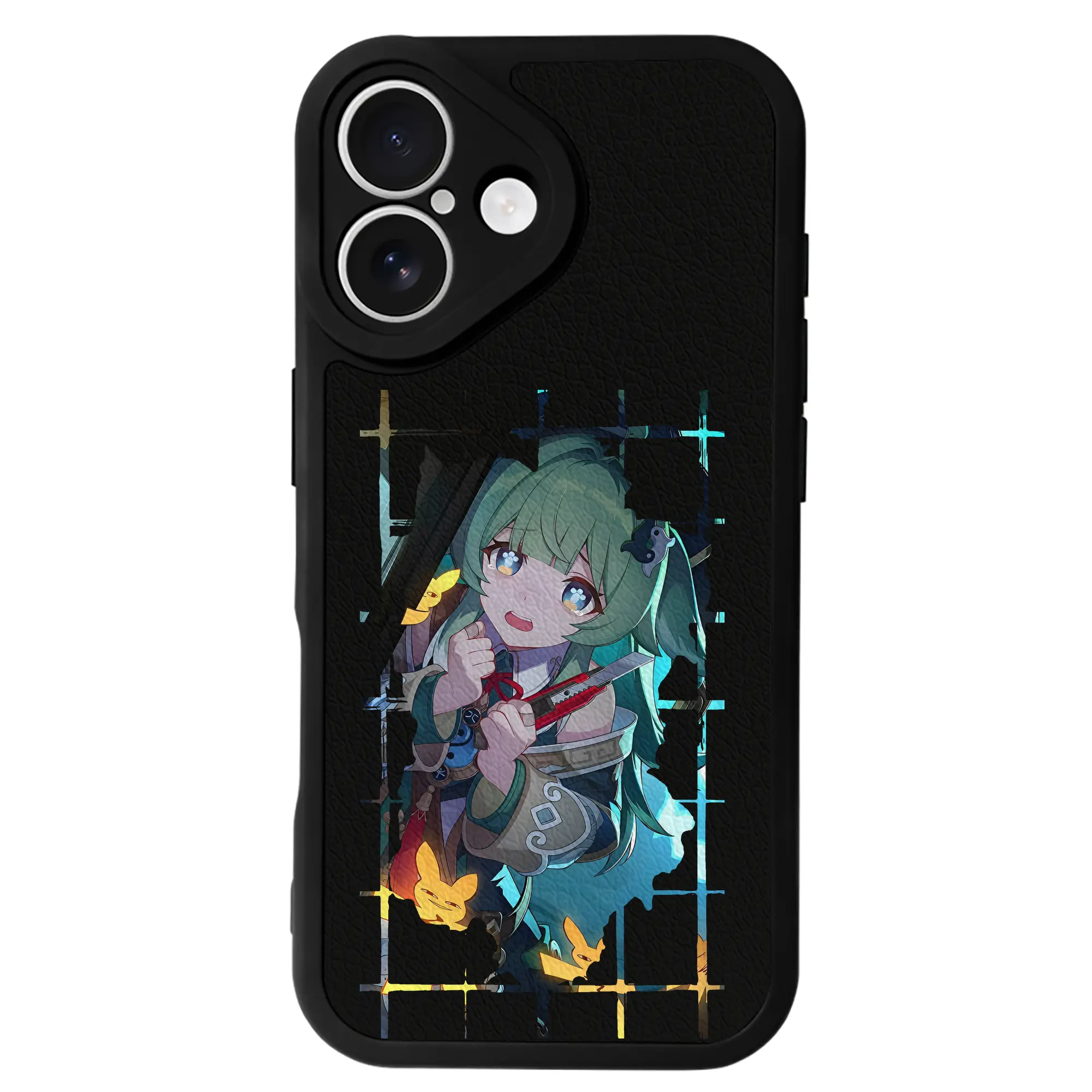 崩壊：スターレイル グッズ フォフォ - IPhone 16シリーズ対応 ・ シリコンスマホケース ・ レザー調 ・ 高精度フィット ・ 耐衝撃 ・ ワイヤレス充電対応 ・ 精密カット